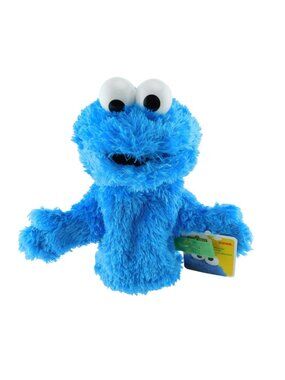 New GUND COOKIE MONSTER Puppet Plush Sesame Street Sesame Place
